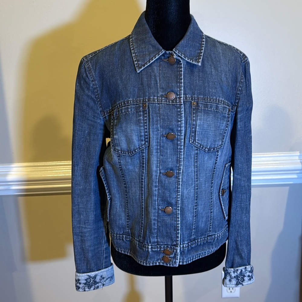 Armani Exchange Womens Large denim jacket